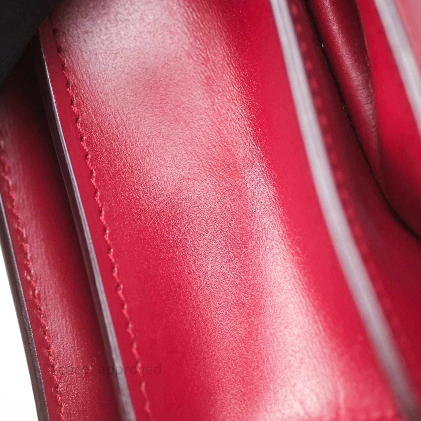 Celine Small Classic Box Flap Red Calfskin
