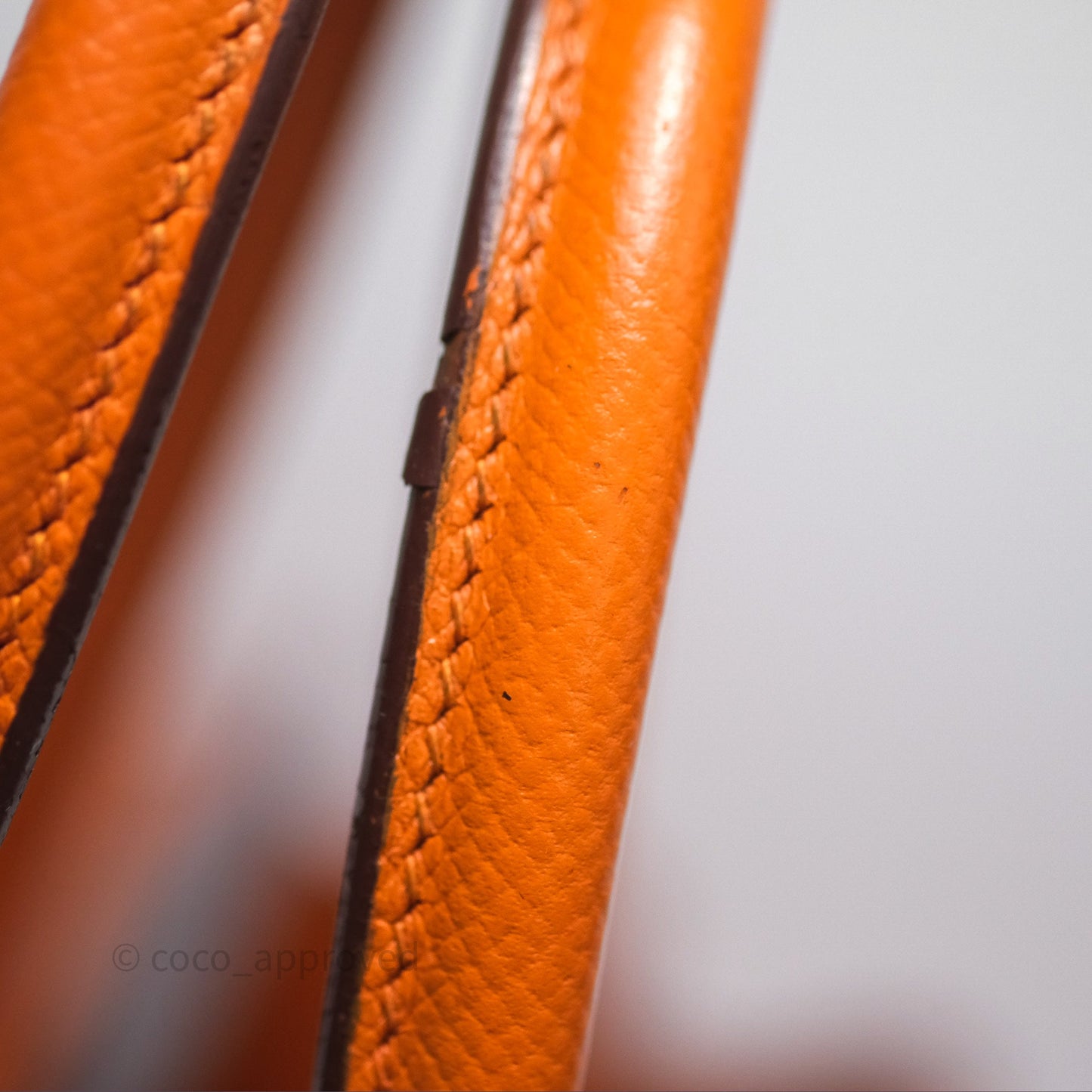 Hermès Birkin 30 Retourne Orange Epsom Palladium Hardware