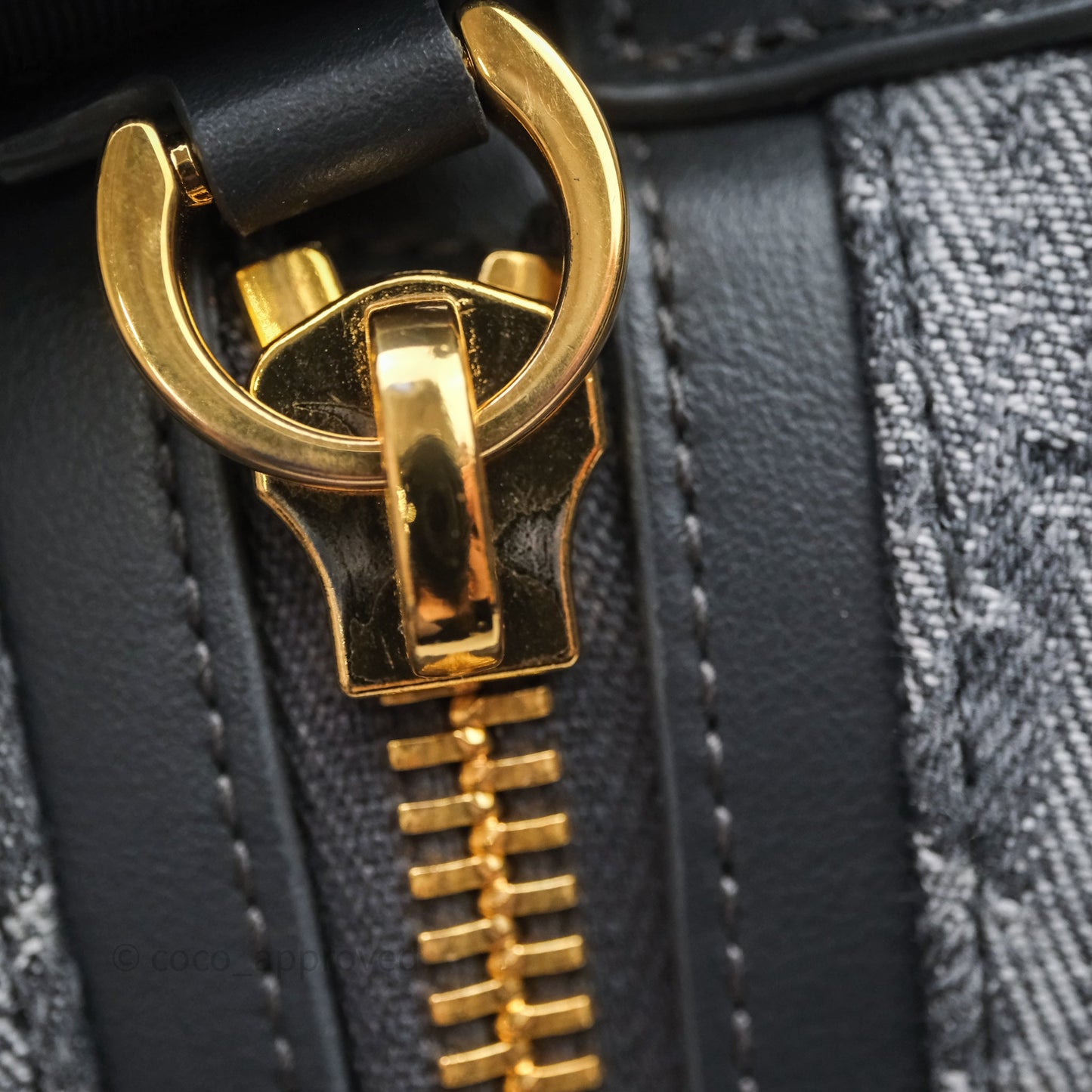Dior Small D-Journey Bag Gray Denim Dior Oblique Jacquard