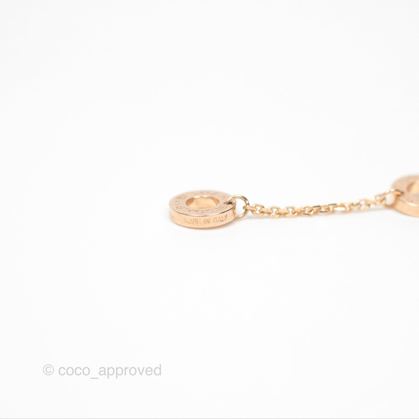 Bvlgari Divas Dream Bracelet 18K Rose Gold Mother of Pearl