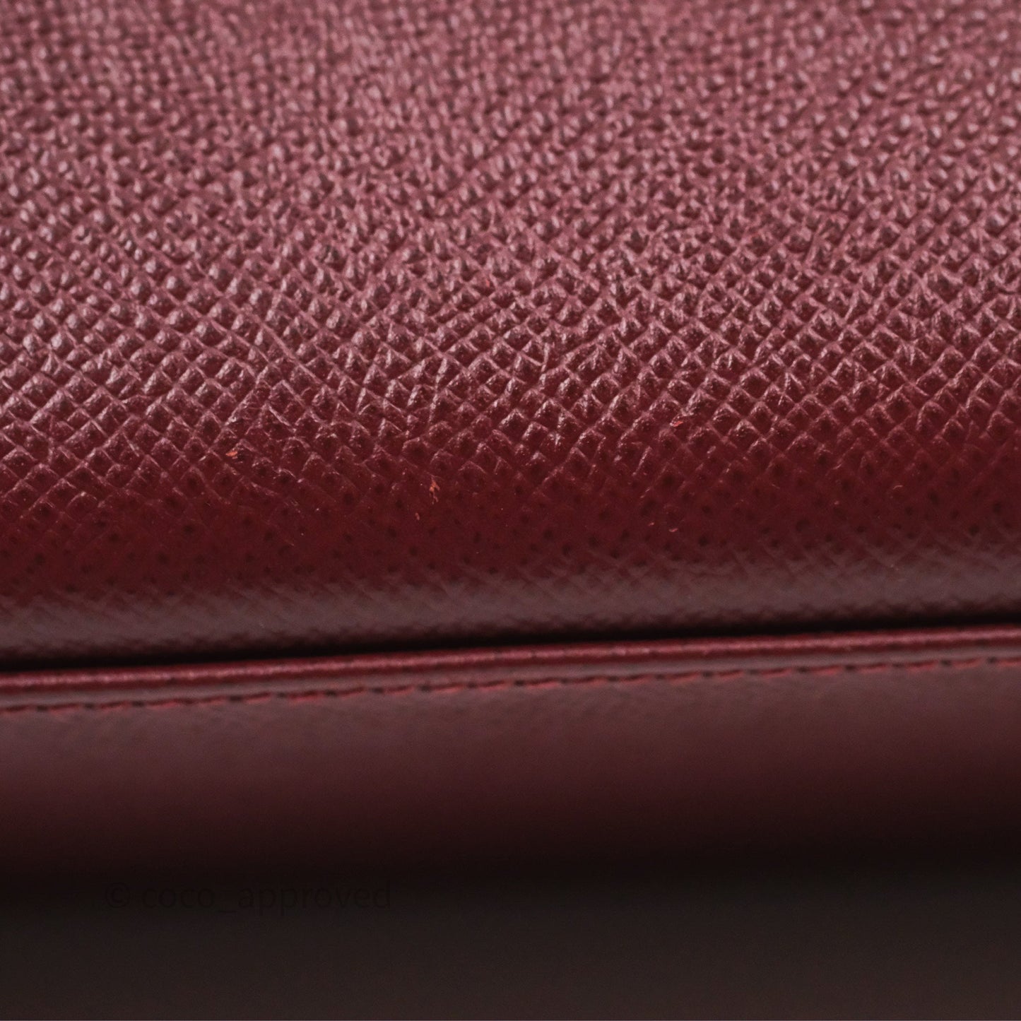 Hermès Sellier Kelly 25 Rouge H Epsom Gold Hardware