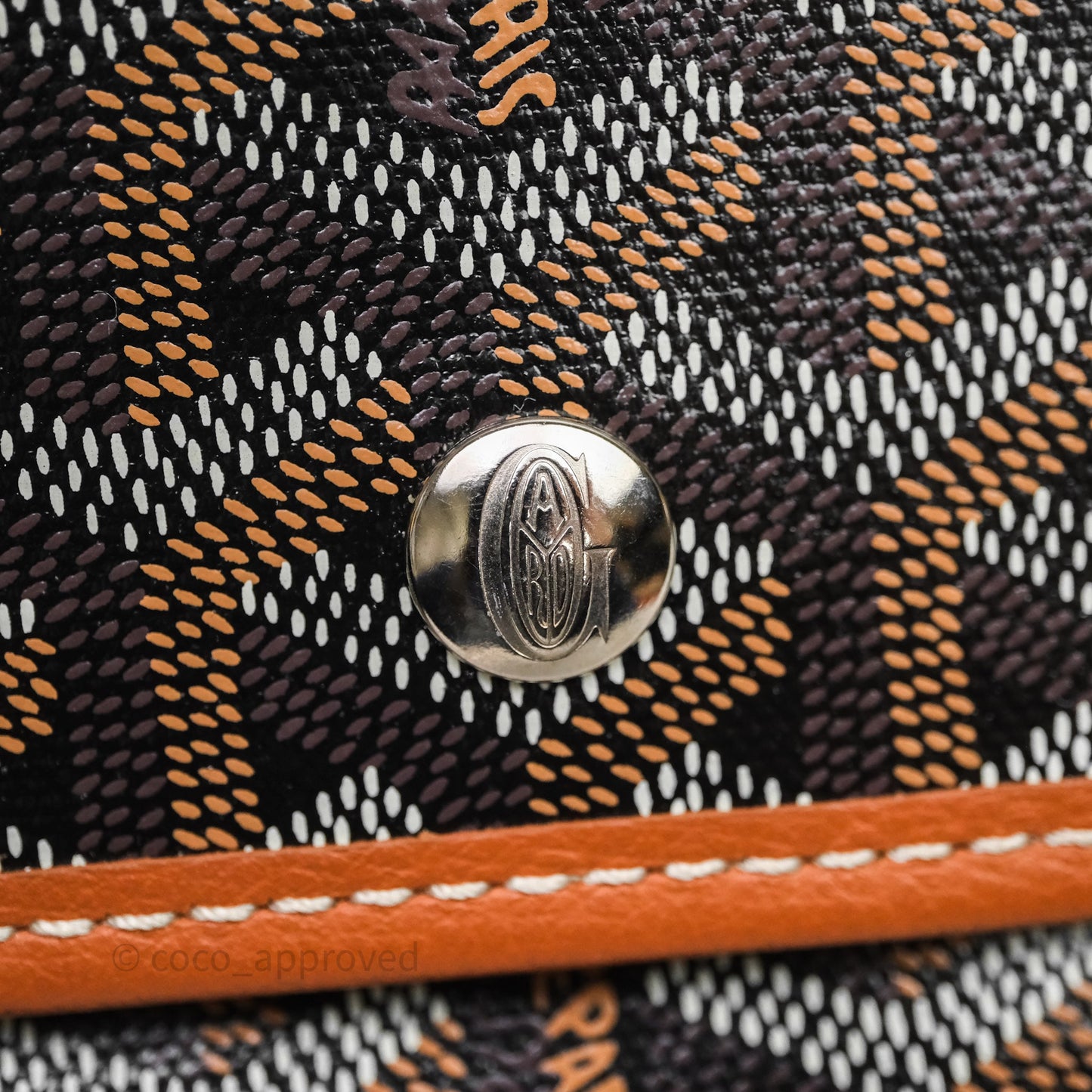 Goyard Bohème Hobo Bag Black & Tan
