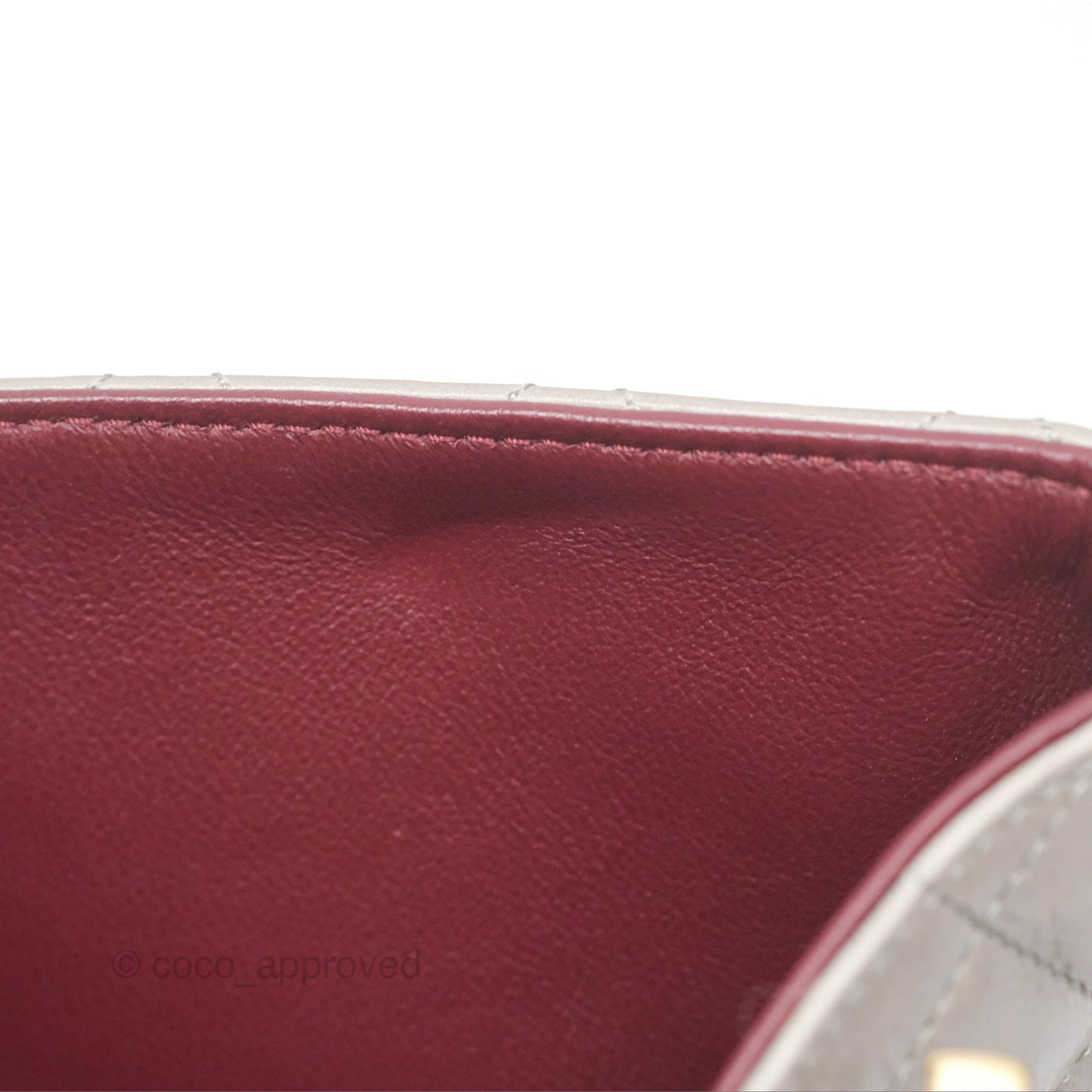 Chanel Accordion Flap Bag Taupe Crinkled Glazed Calfskin