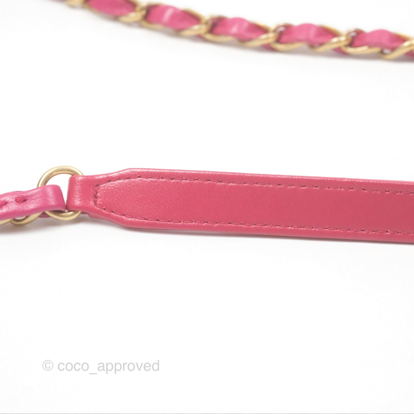 Chanel Diamond Lock CC Flap Bag Pink Lambskin Gold Hardware