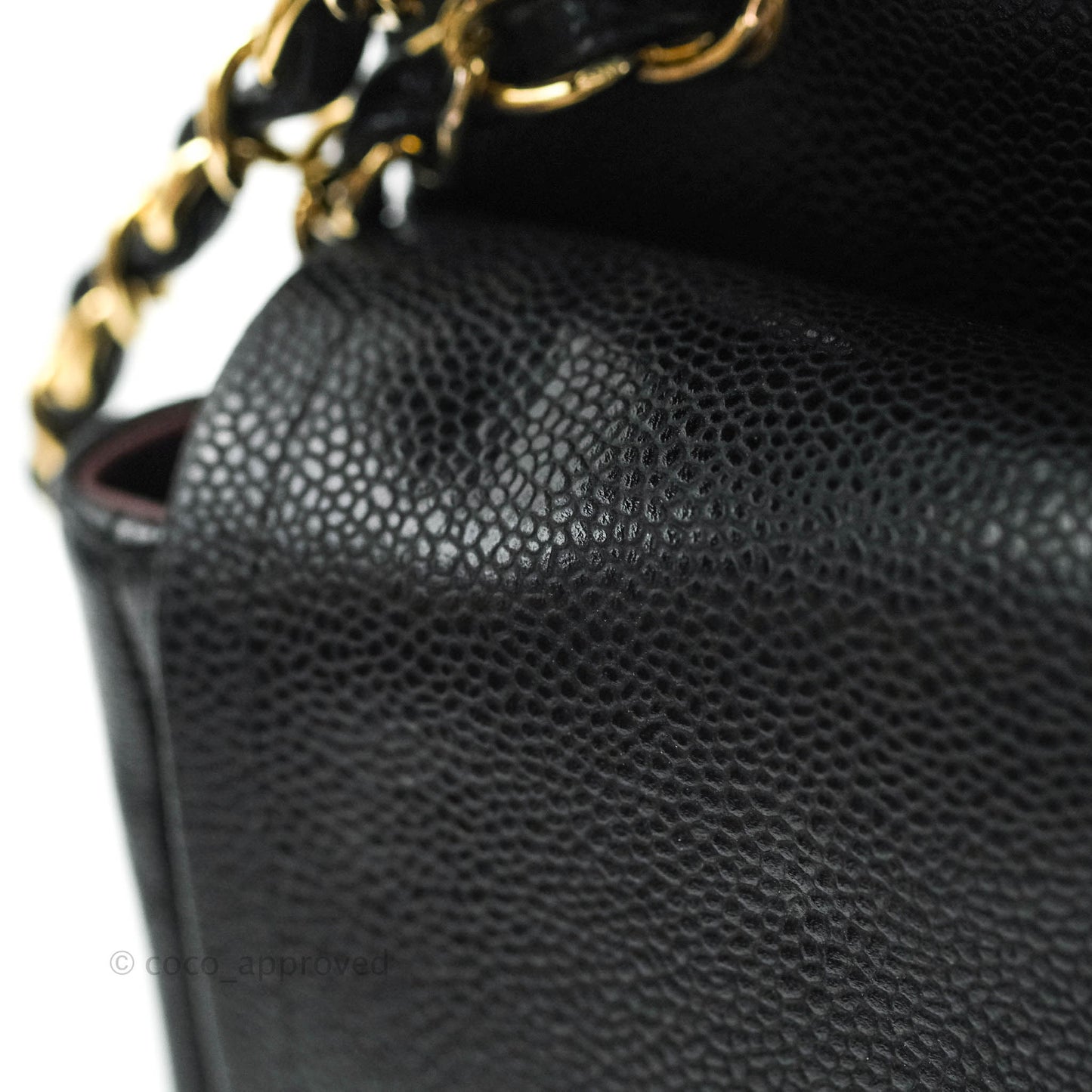 Chanel Jumbo Double Flap Black Caviar Gold Hardware⁣⁣