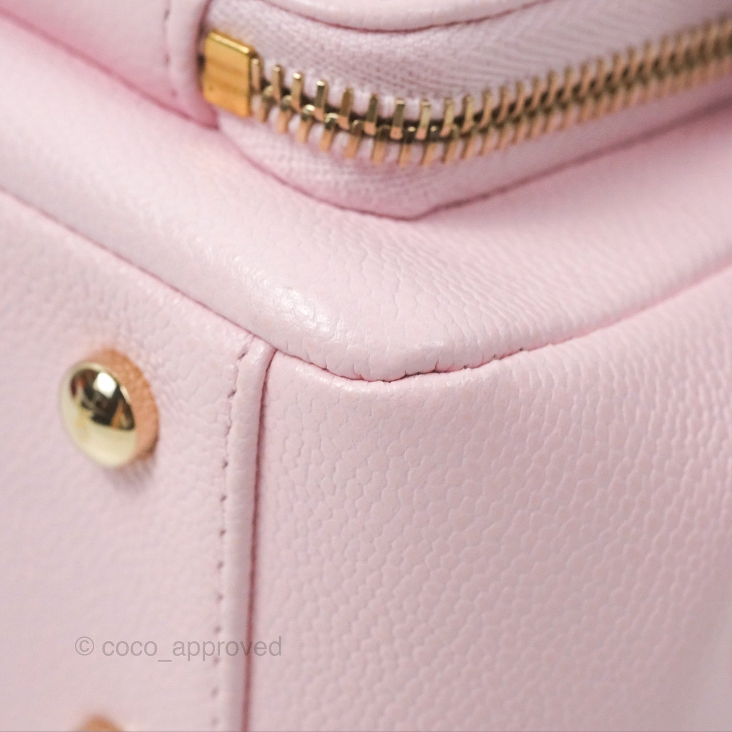Chanel Quilted Small Business Affinity Flap Pink Caviar Gold Hardware