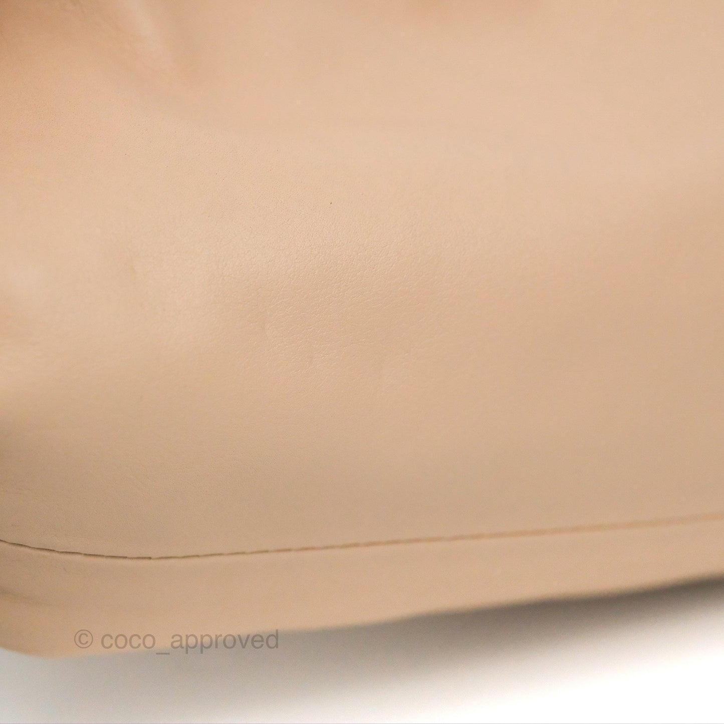 Bottega Veneta The Mini Pouch Calfskin Almond