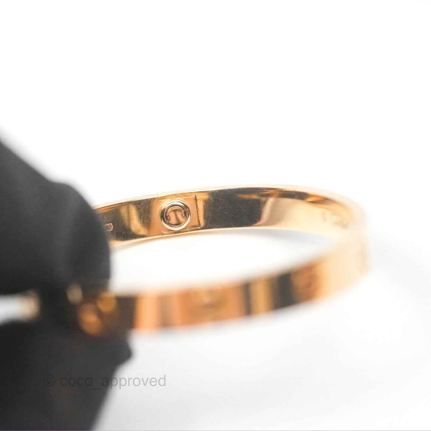 Cartier Love Bracelet Rose Gold Size 16