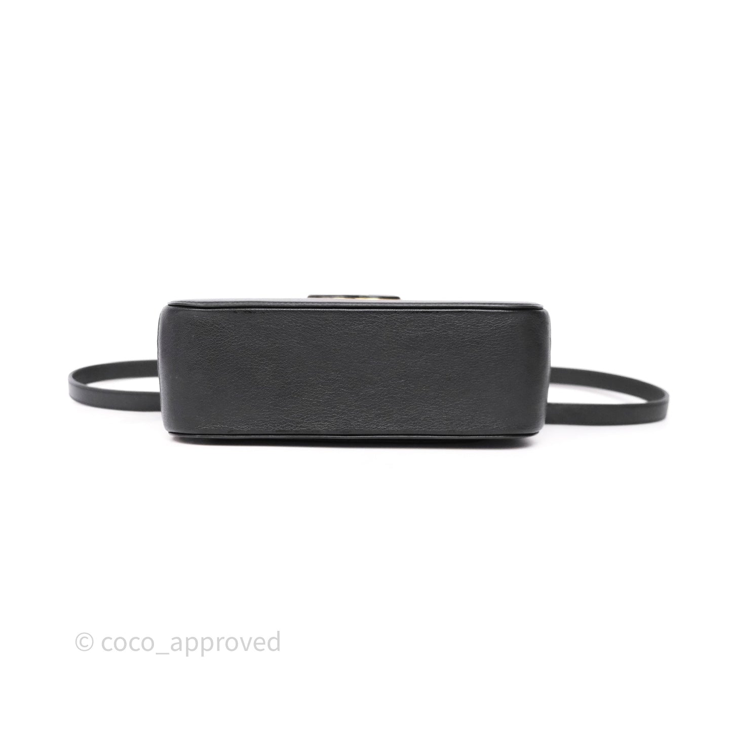 Chanel Coco Curve Vanity Black Calfskin & Goatskin Antique Gold Hardware