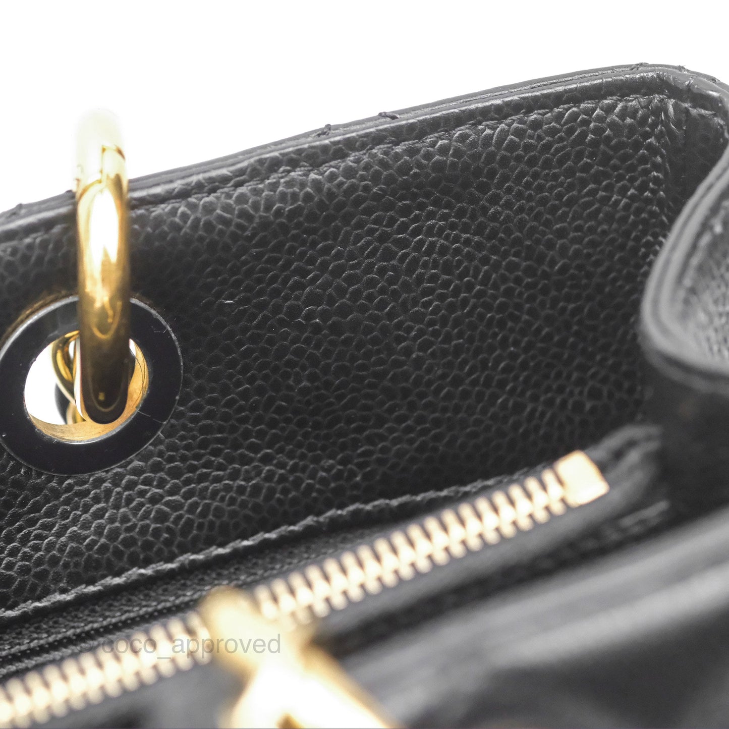 Chanel GST Black Caviar Gold Hardware