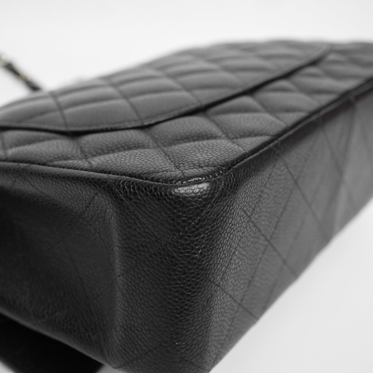 Chanel Jumbo Double Flap Black Caviar Silver Hardware⁣⁣