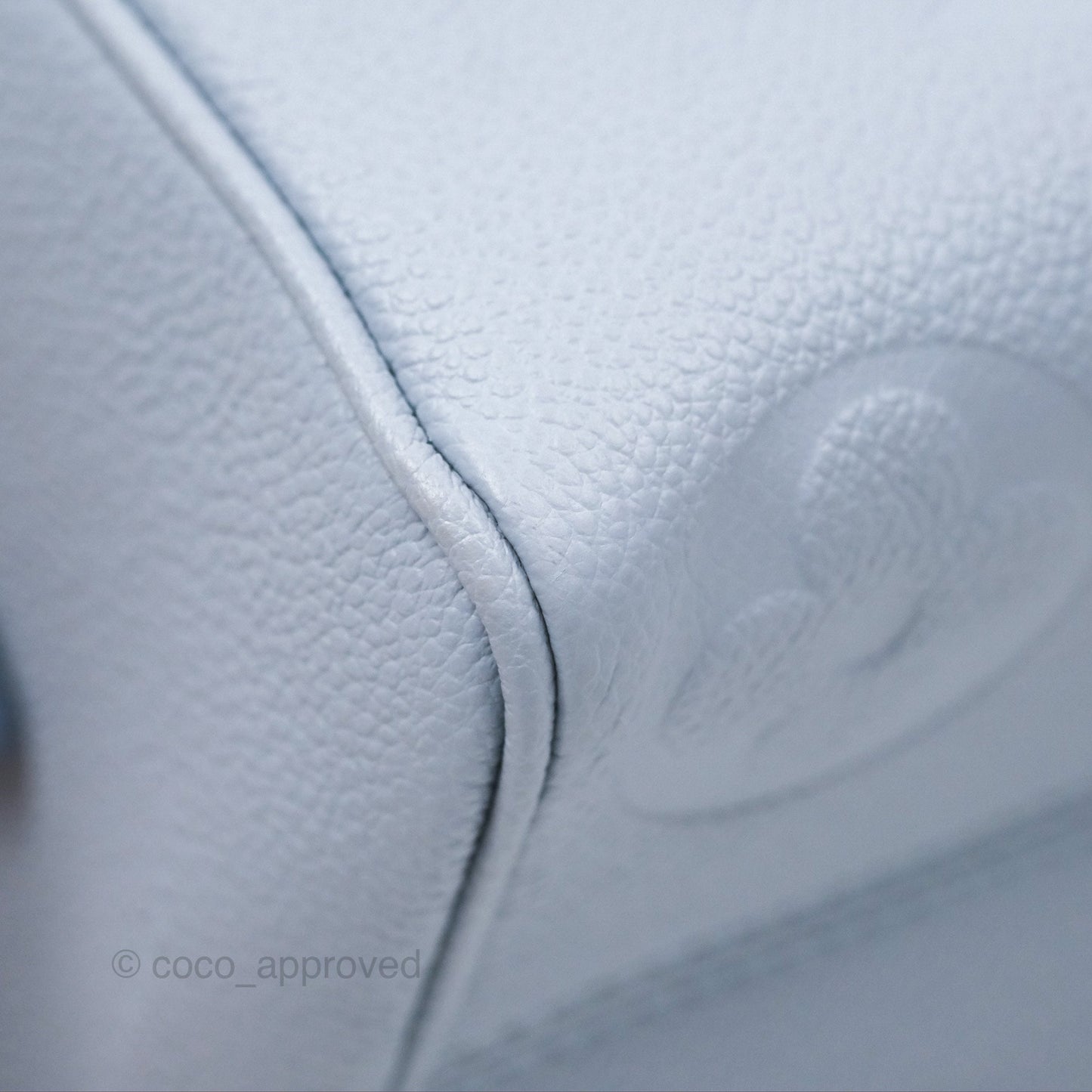 Louis Vuitton Speedy Bandoulière 20 Monogram Empreinte Leather Blue Hour