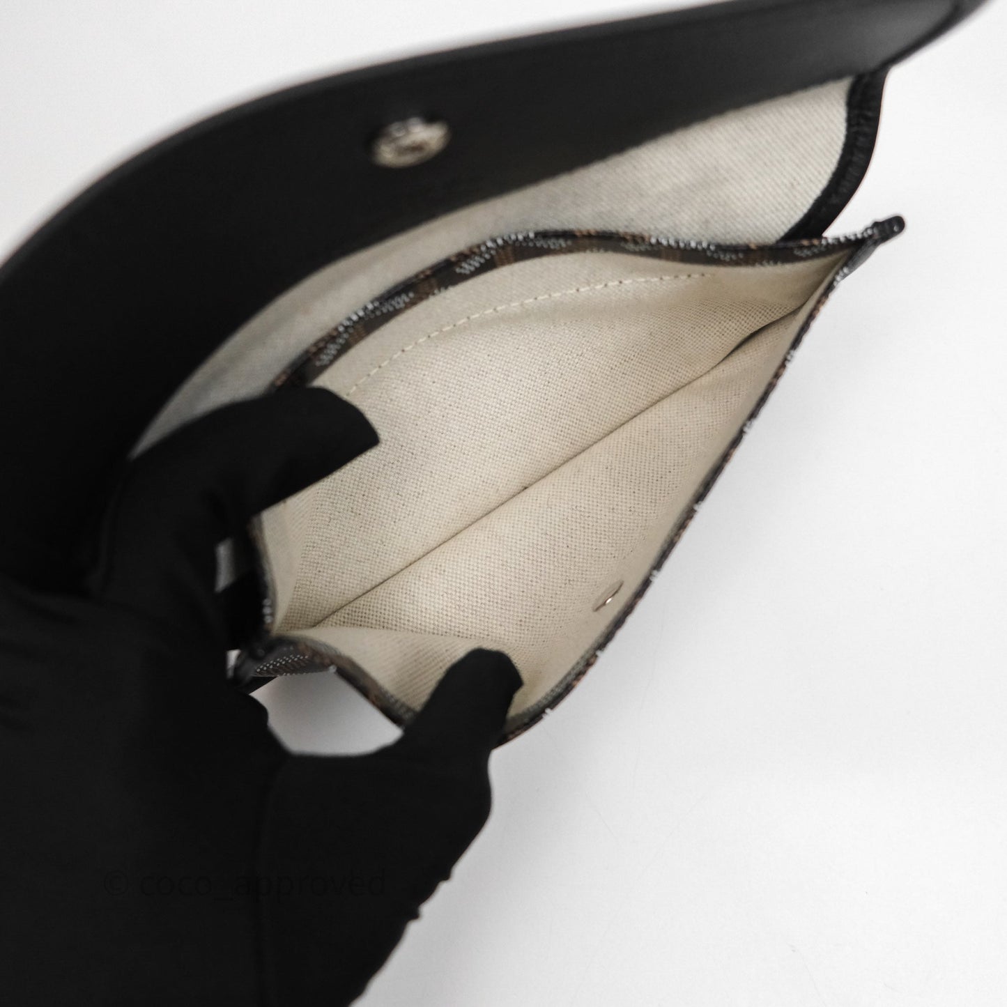 Goyard Bohème Hobo Bag Black Goyardine Canvas