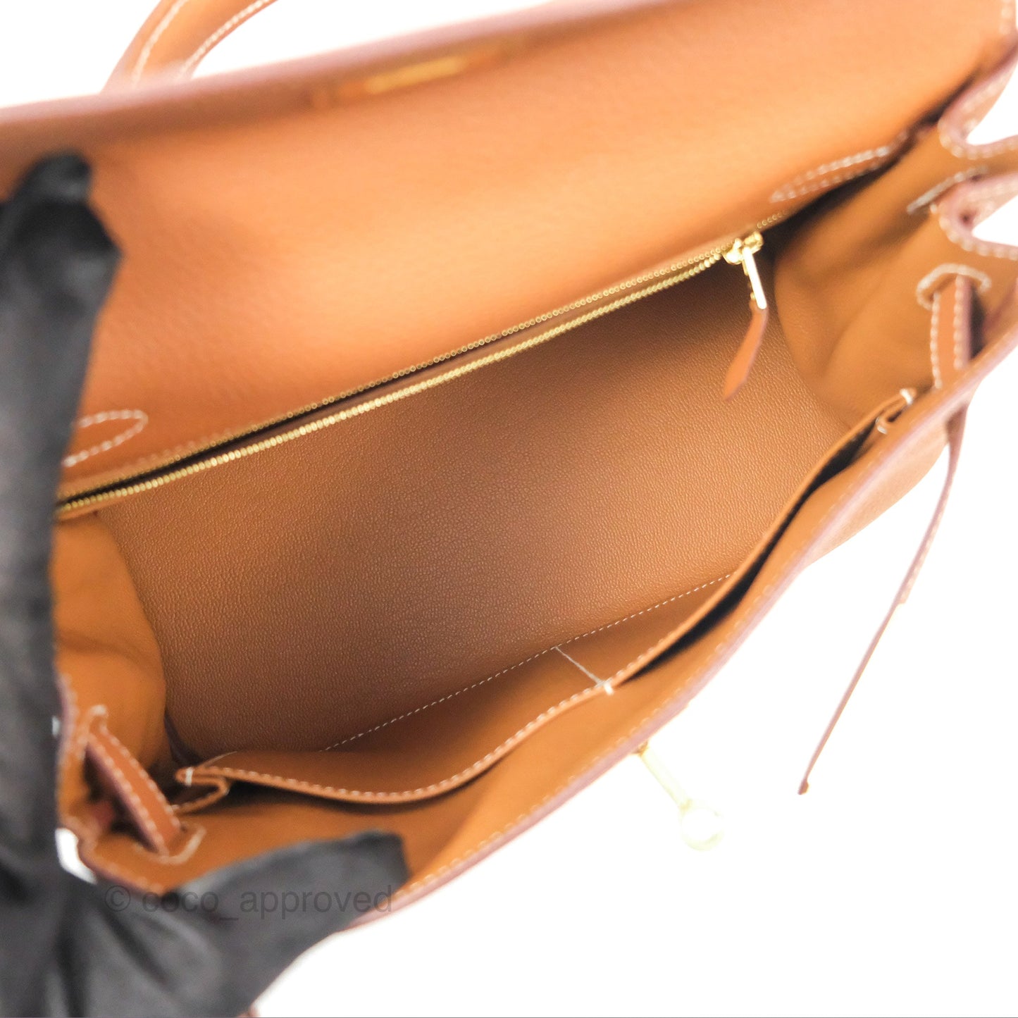 Hermès Kelly 28 Retourne Gold Togo Gold Hardware