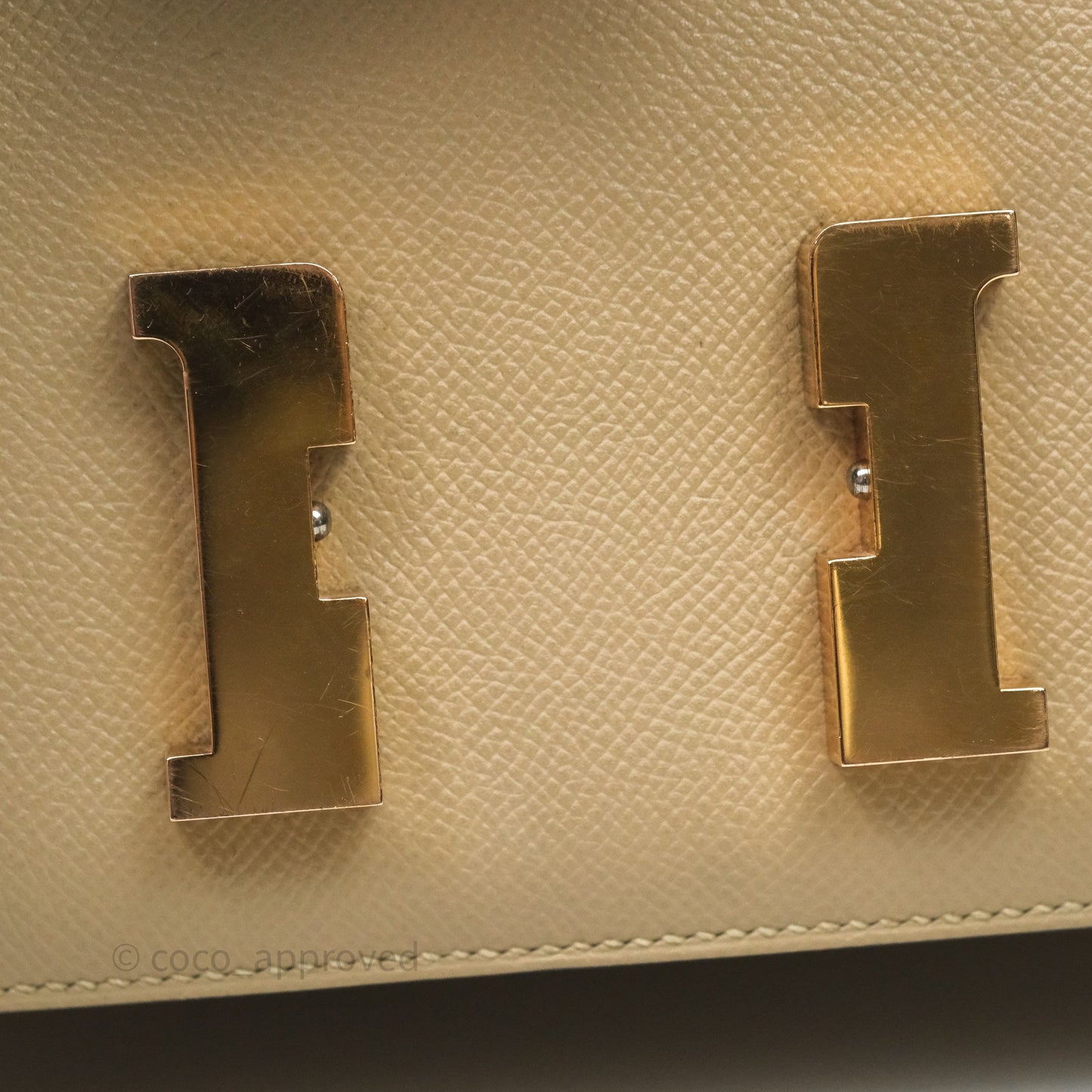 Hermès Constance 24 Trench S2/ Naturel 27 Epsom Gold Hardware