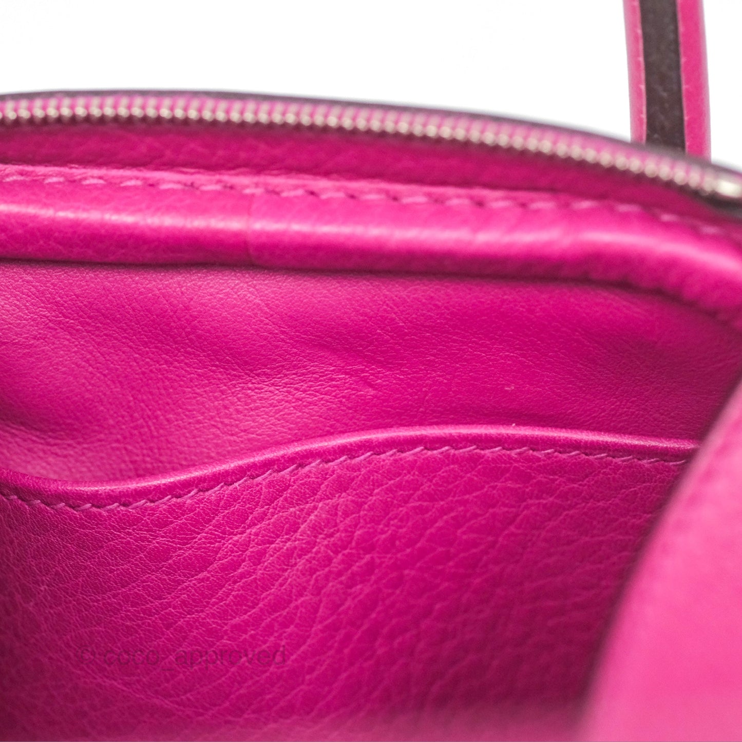 Hermès Lindy 26 Rose Pourpre Evercolor Palladium Hardware