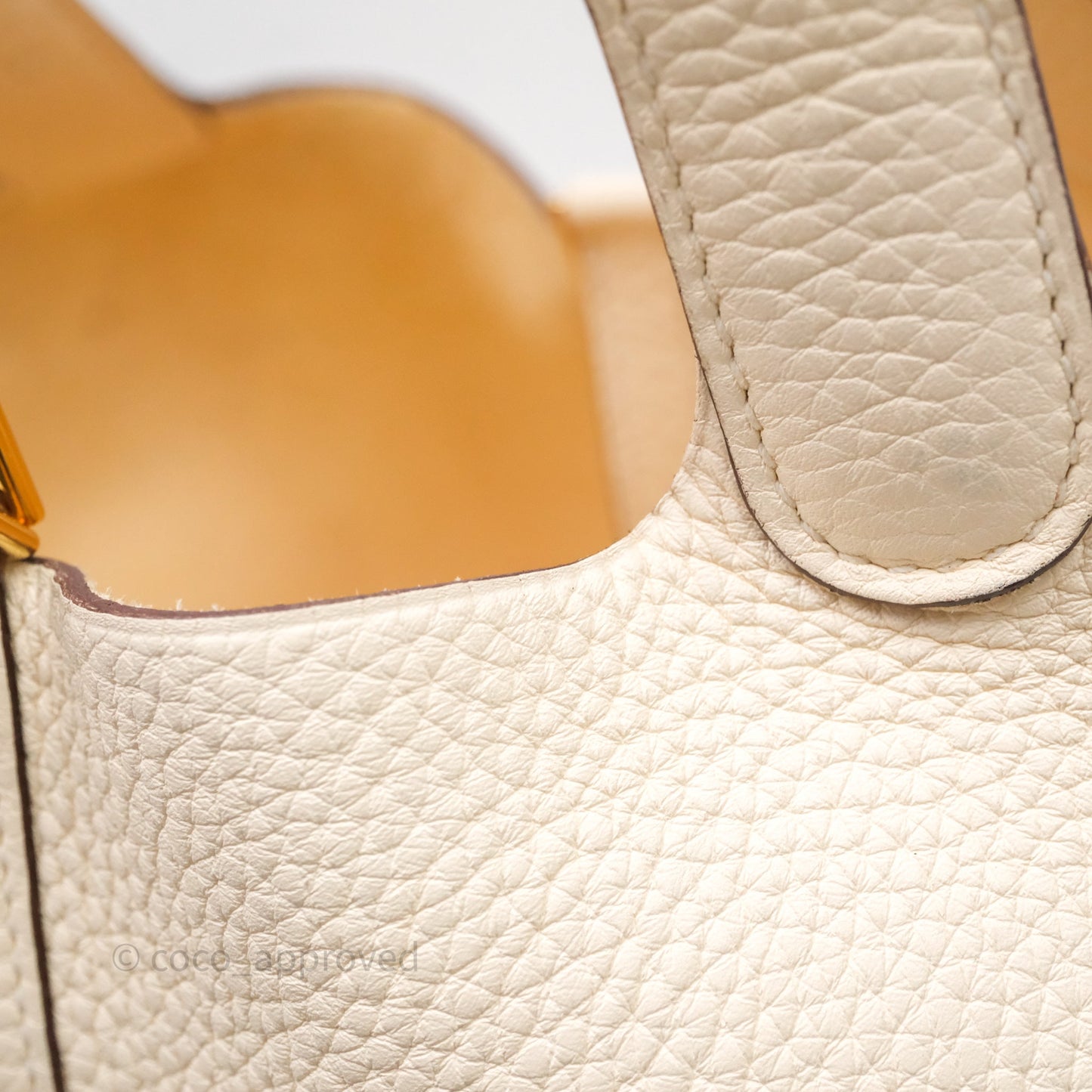 Hermès Picotin 22 Nata I2 Clemence Gold Hardware
