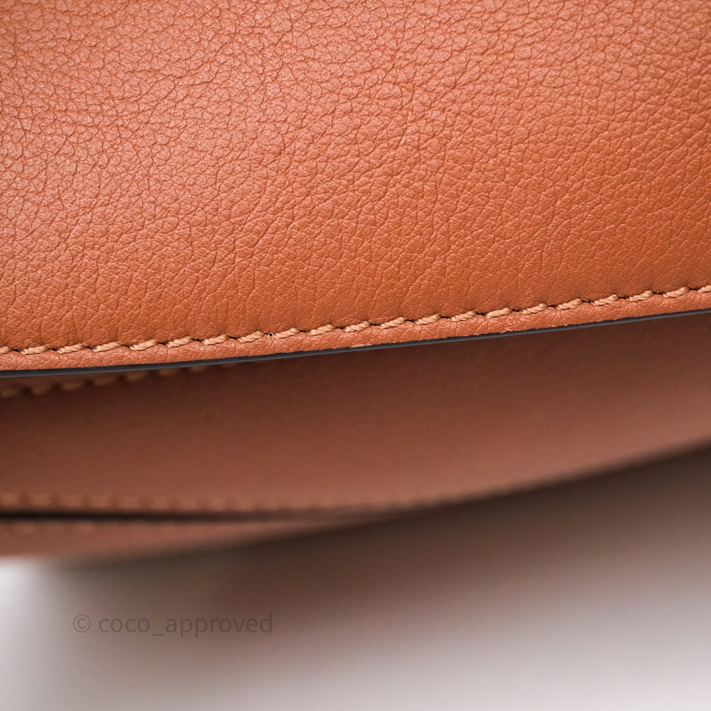 Loewe Small Puzzle Bag Tan Calfskin Gold Hardware