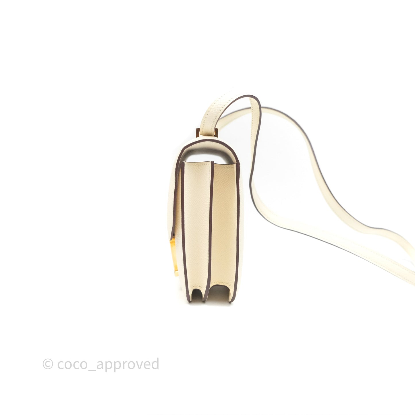 Hermès Constance Mini 18cm Nata I2 Epsom Gold Hardware