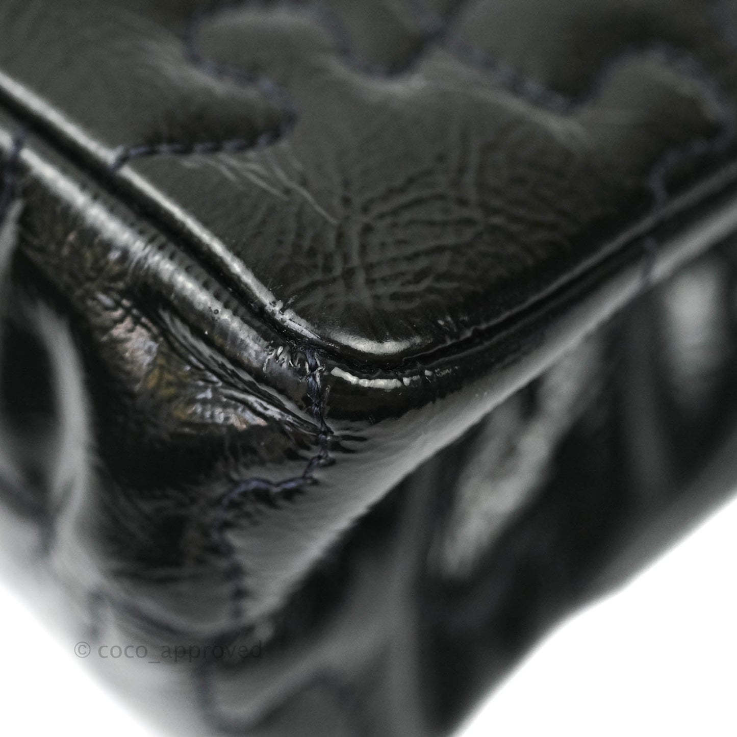 Chanel Puzzle 2.55 Reissue East West Flap Dark Green Patent Gold Hardware