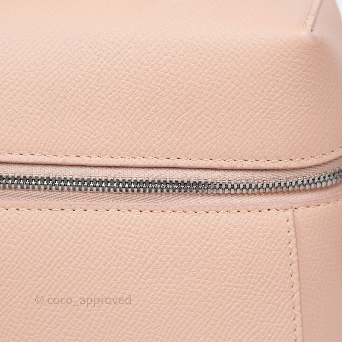 Loro Piana Extra Bag L27 Pink Calfskin Silver Hardware