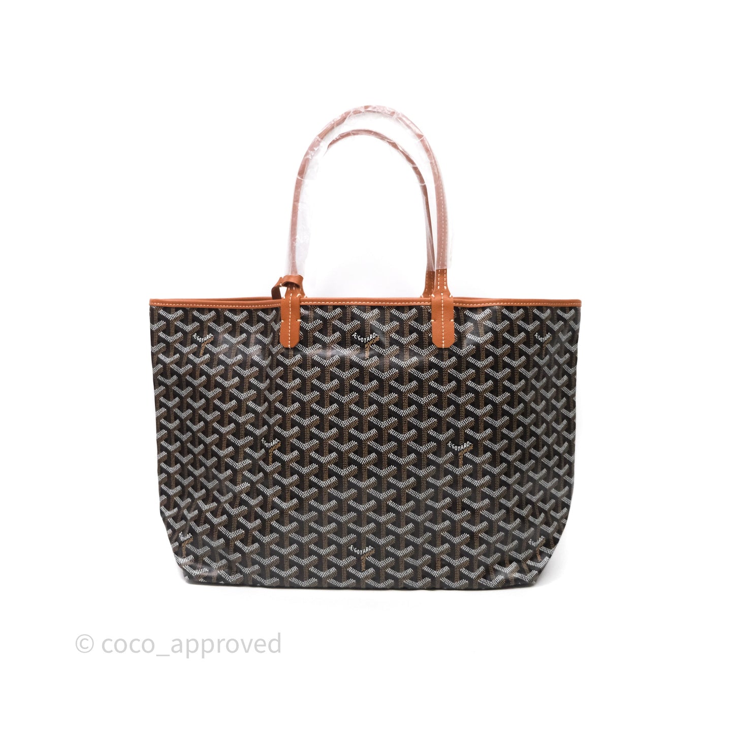 Goyard St Louis Tote PM Tan Black