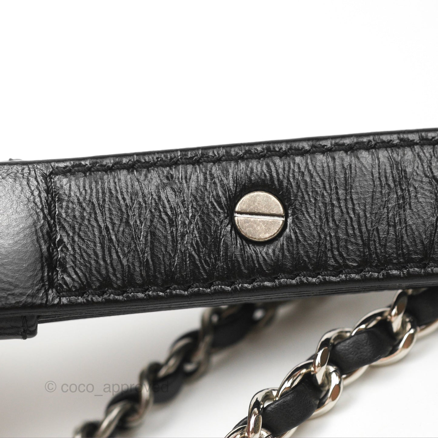 Chanel Chevron Small Gabrielle Hobo Black Aged Calfskin Mixed Hardware