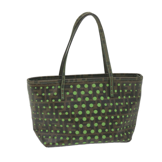 Luxury FendiZucca Canvas Tote Bag Black Brown59947
