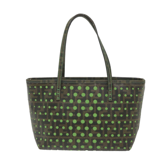 Luxury FendiZucca Canvas Tote Bag Black Brown59947