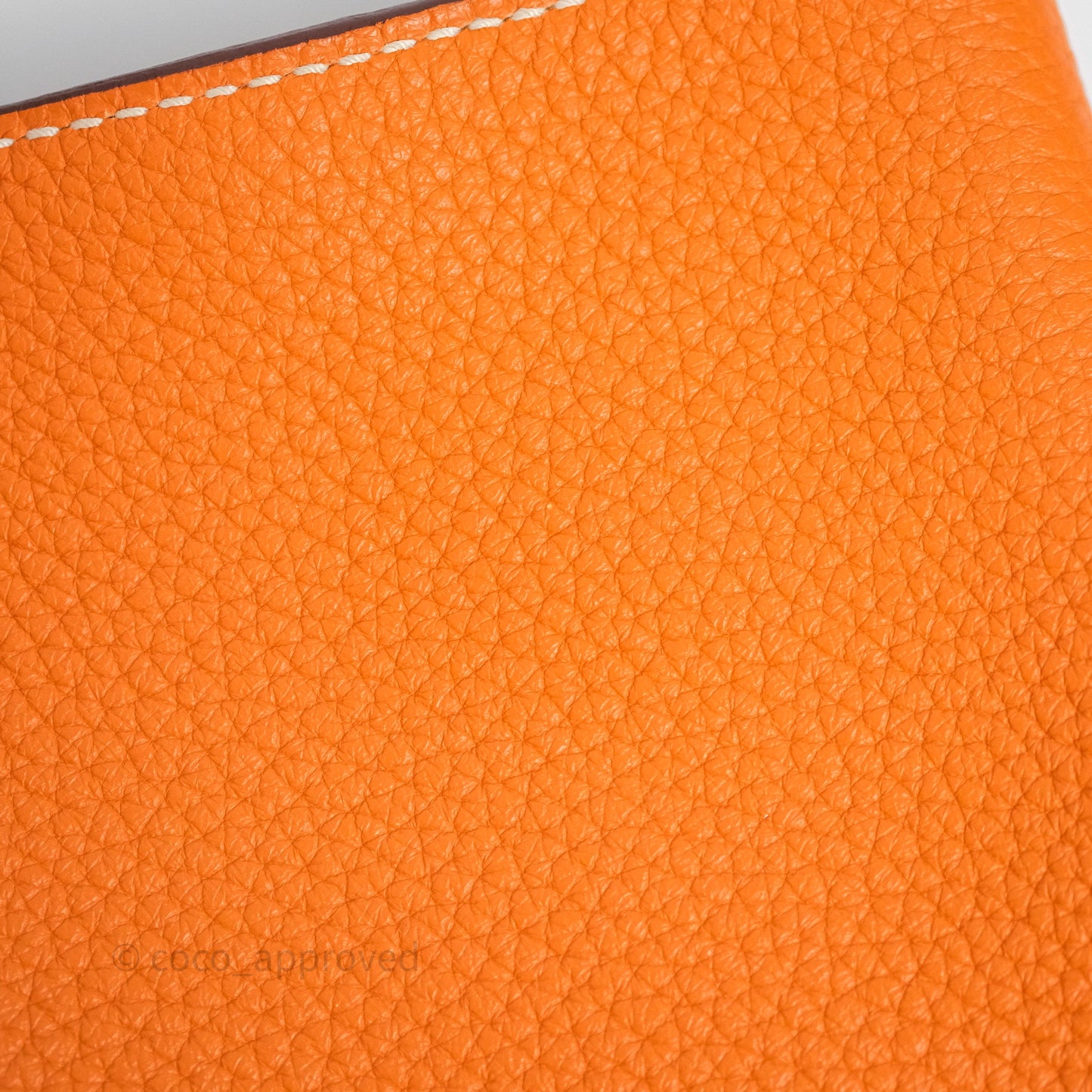 Hermès Double Sens Tote 36 Gold/ Orange Clemence