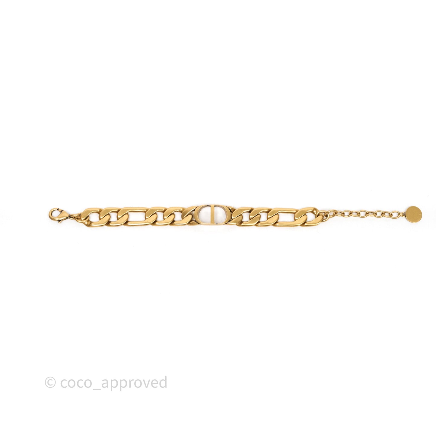 Christian DIor 30 Montaigne Bracelet Gold Tone