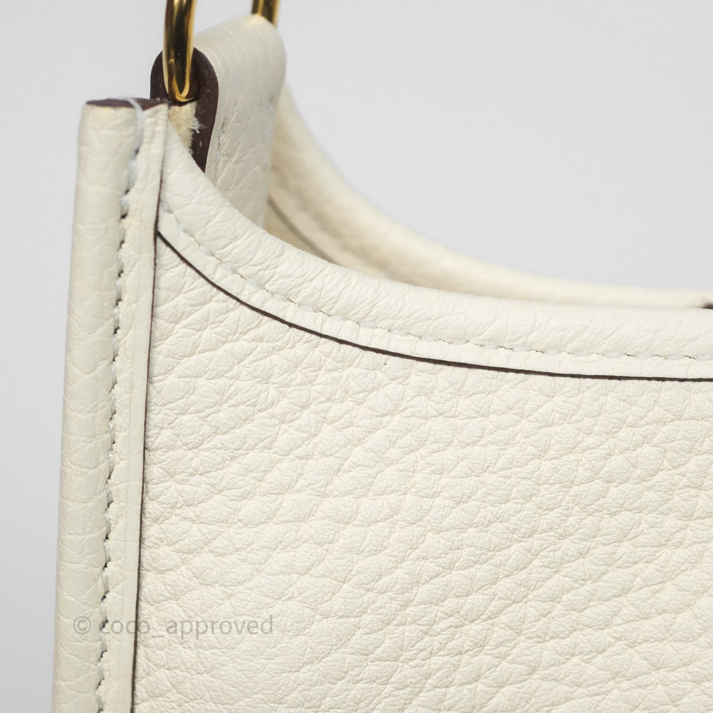 Hermès Mini Evelyne 16 Nata I2 Clemence Gold Hardware