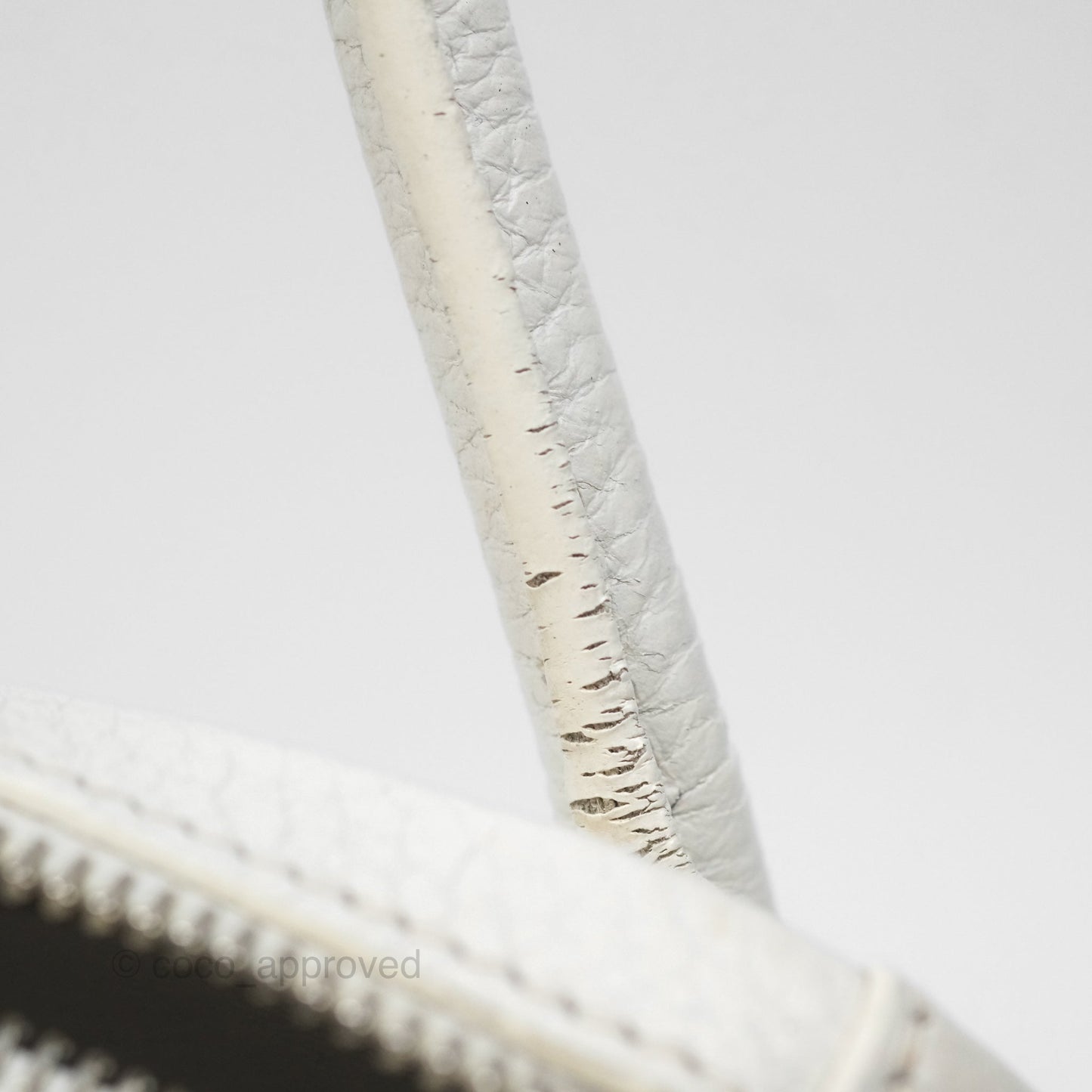 Hermès Lindy 30 White Clemence Palladium Hardware