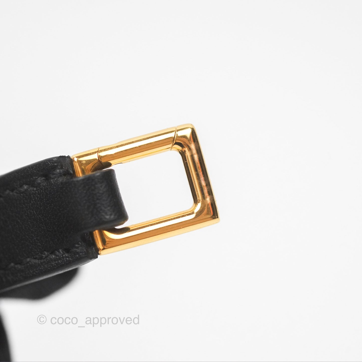 Hermès O'Kelly Bracelet Noir 89 Swift Gold Hardware