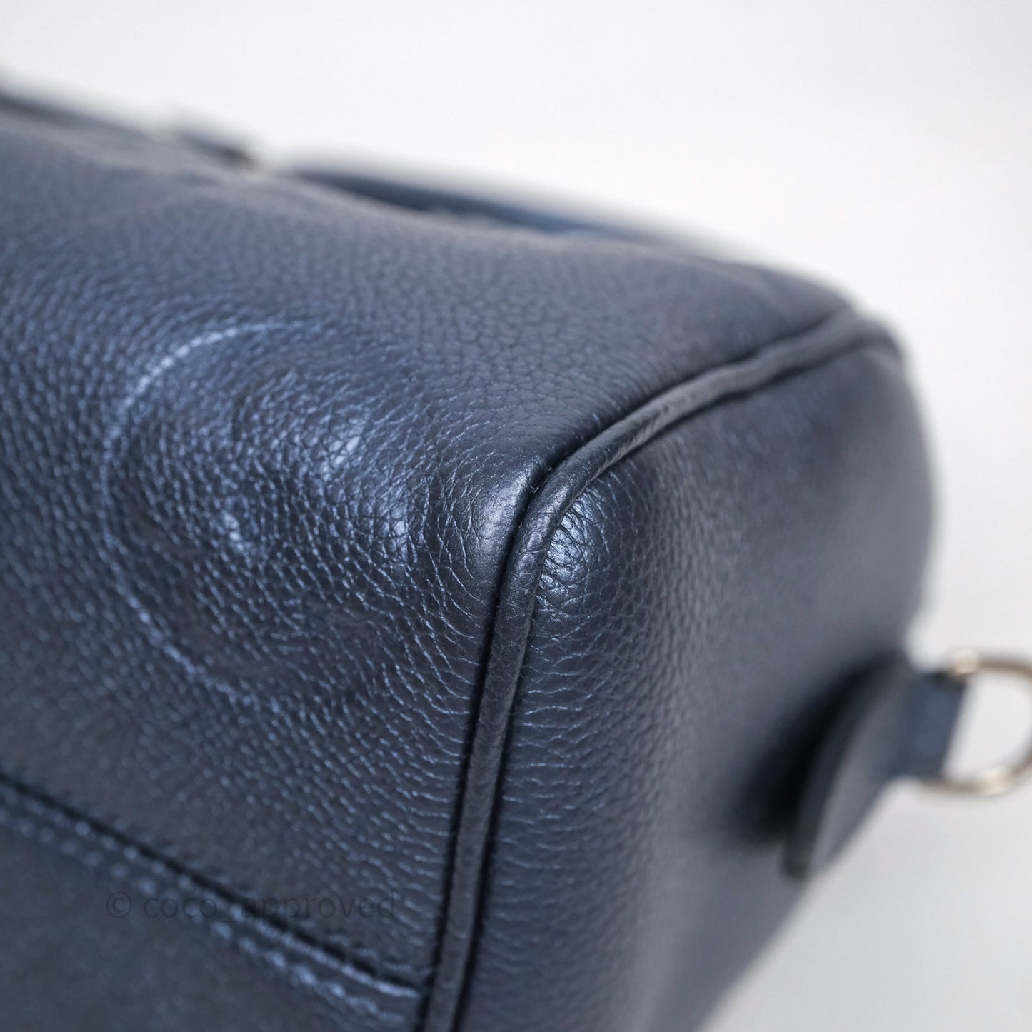 Louis Vuitton Speedy Bandoulière 20 Monogram Empreinte Navy