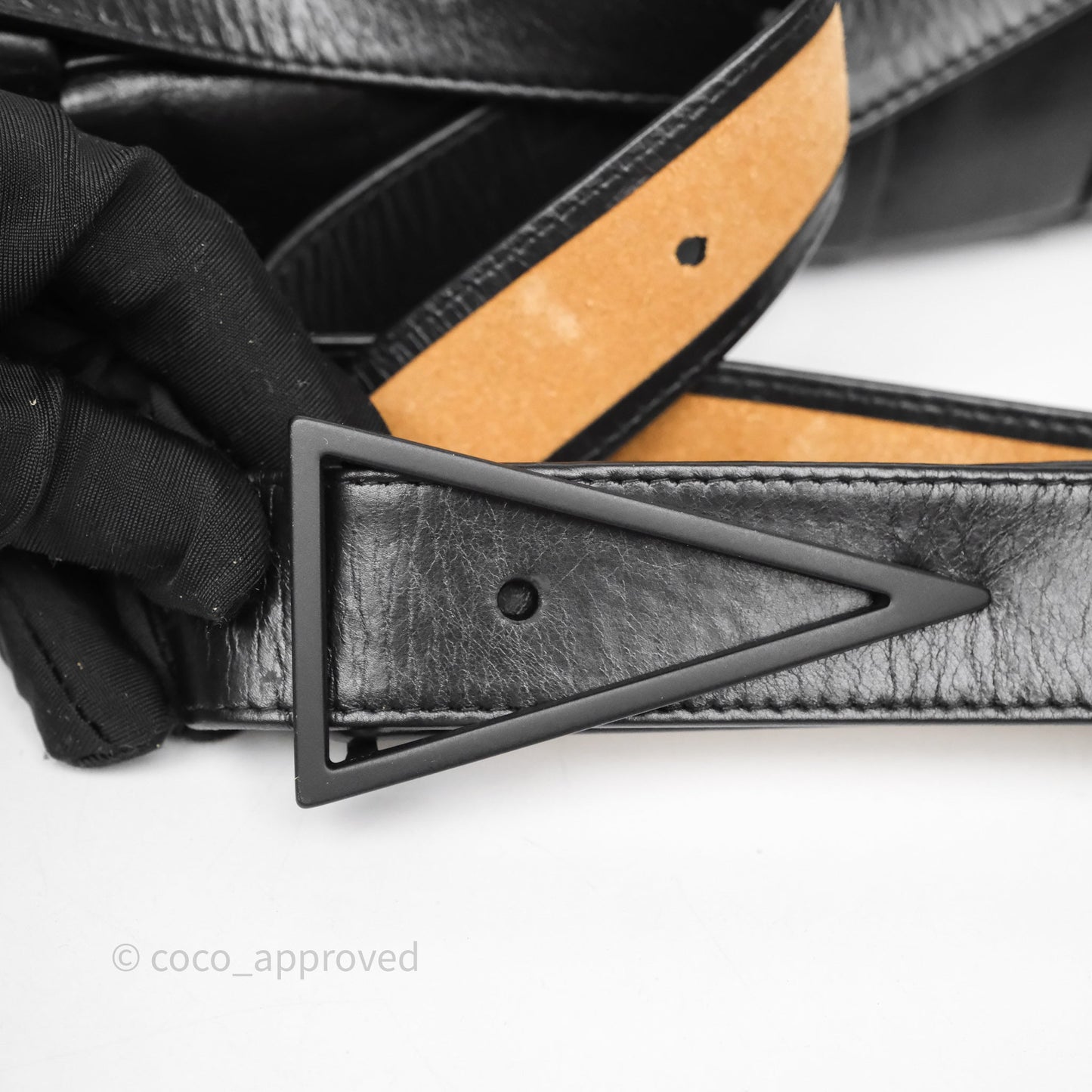 Bottega Veneta Cassette Stretch Belt Bag Maxi Black Intrecciato Leather