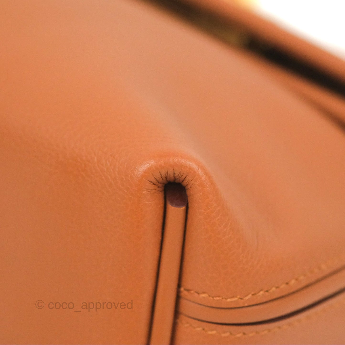 Hermès 24/24 21 Mini Gold Evercolor/Swift Gold Hardware