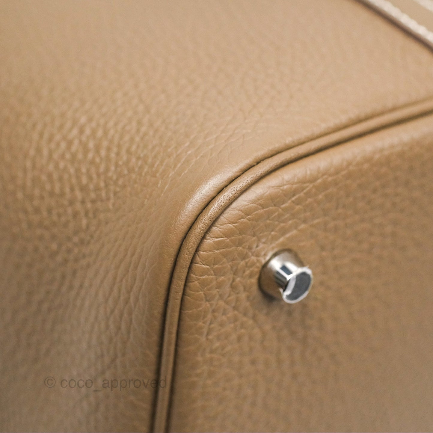 Hermès Picotin Lock 22 Etoupe Clemence Palladium Hardware