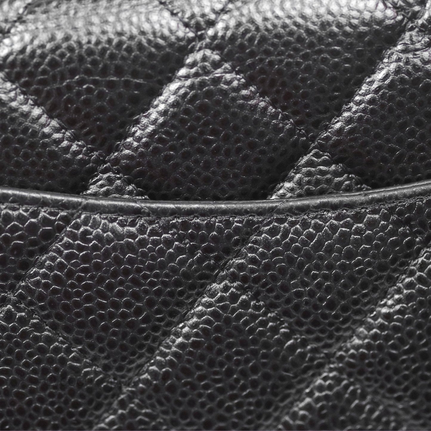 Chanel Quilted Classic Wallet On Chain WOC Black Caviar Gold Hardware