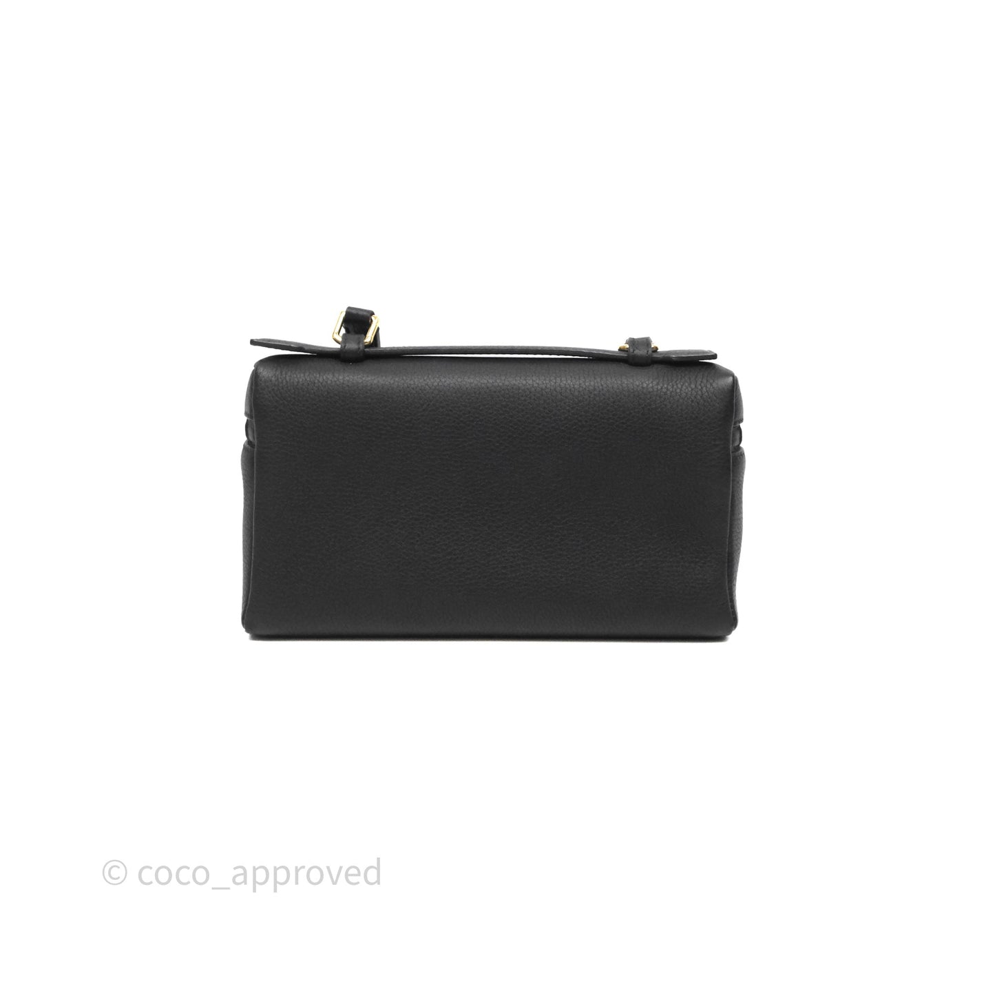 Loro Piana Extra Pocket L19 Black Grained Calfskin