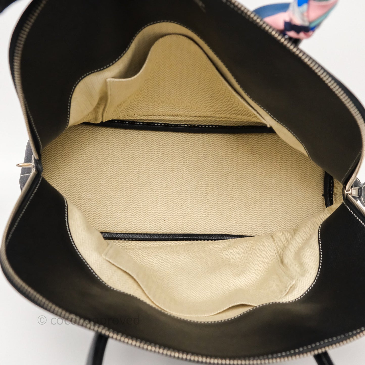 Hermès Bolide Relax 35 Black Noir 89 Epsom Palladium Hardware