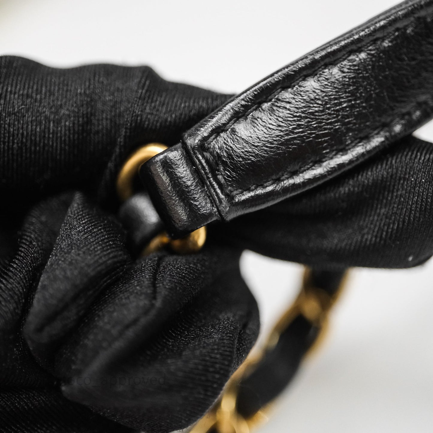 Chanel Duma Backpack Black Tweed Aged Gold Hardware
