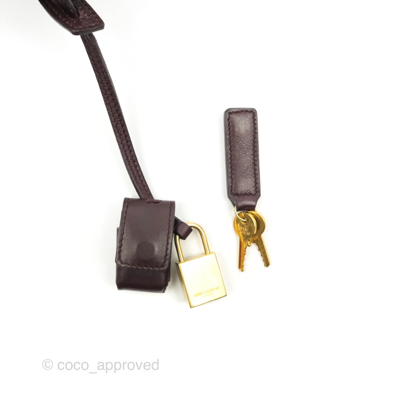 Saint Laurent Classic Sac De Jour Small Burgundy Smooth Calfskin Gold Hardware