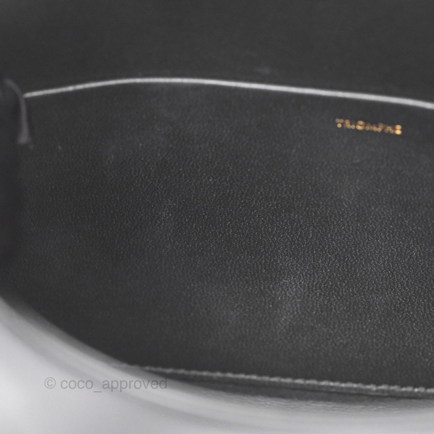 Celine Triomphe Shoulder Bag Black Calfskin