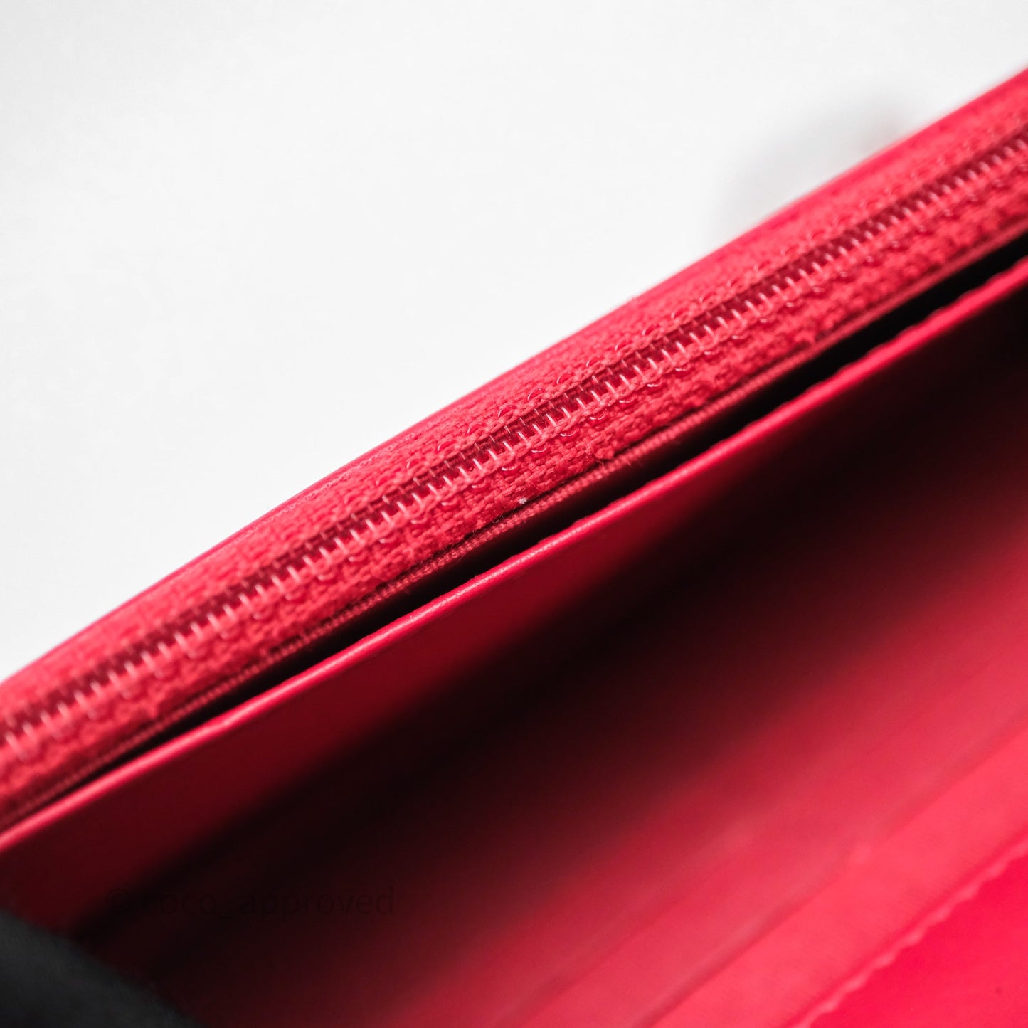 Chanel CC Wallet On Chain WOC Dark Pink Caviar Silver Hardware