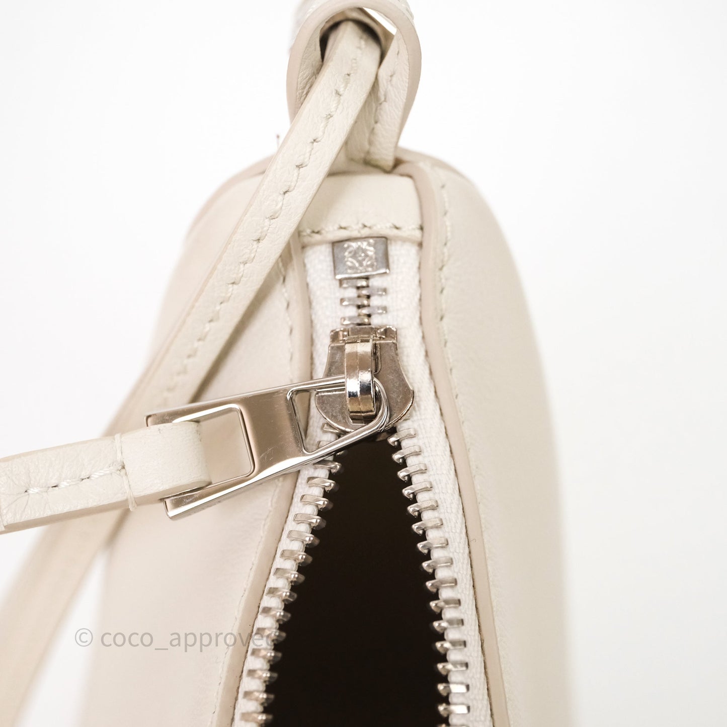 Loewe Mini Hammock Shoulder Bag White