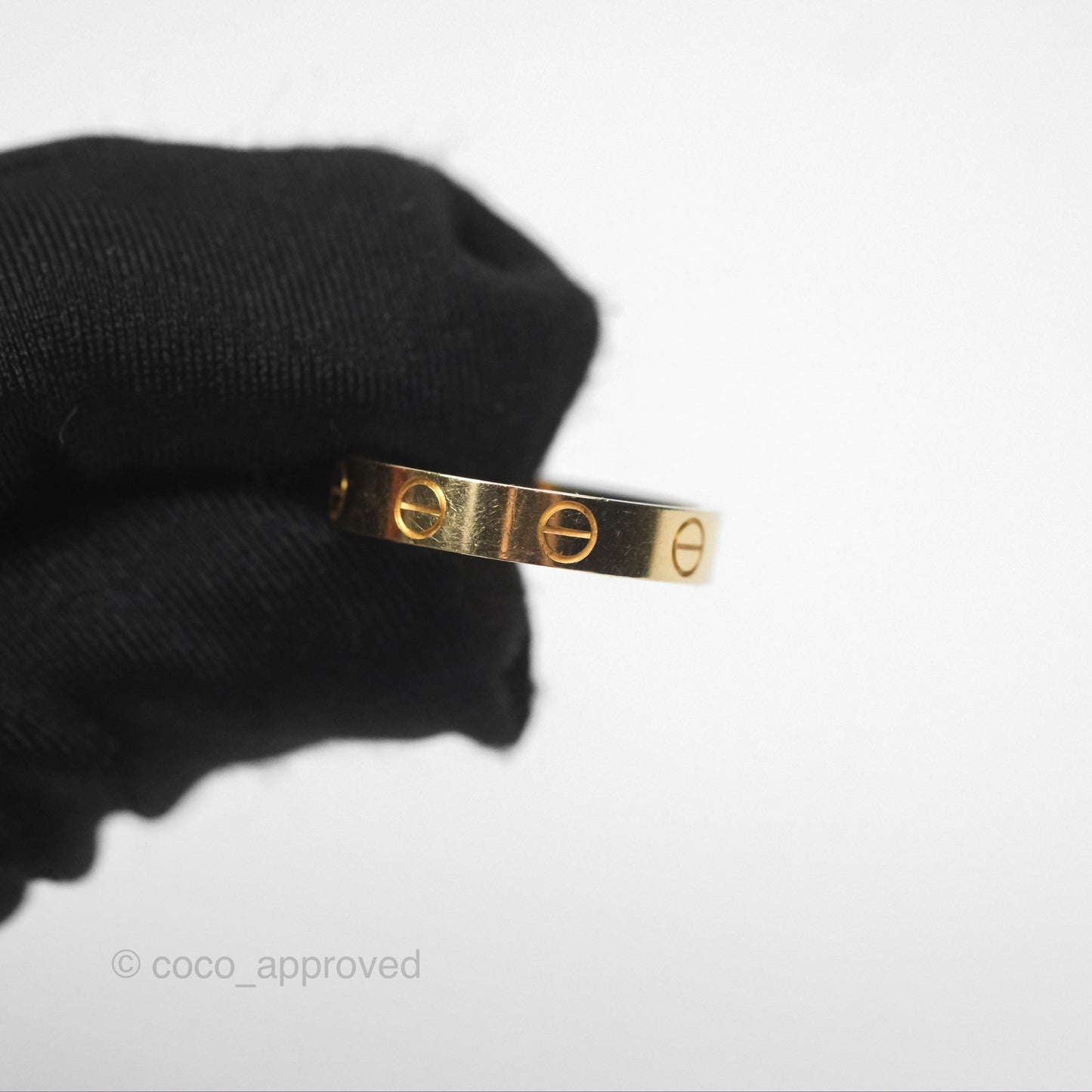 Cartier Love Band Ring Yellow Gold