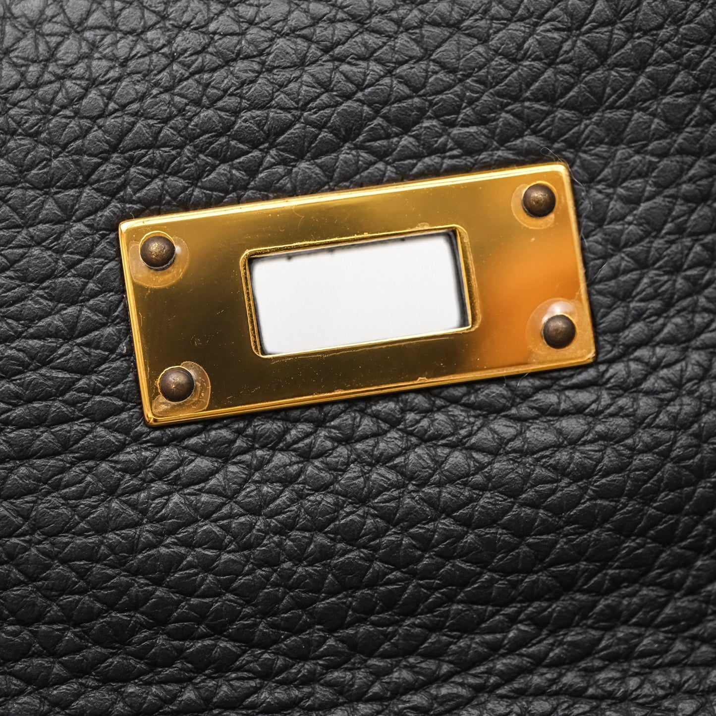 Hermès Kelly 28 Noir 89 Togo Gold Hardware