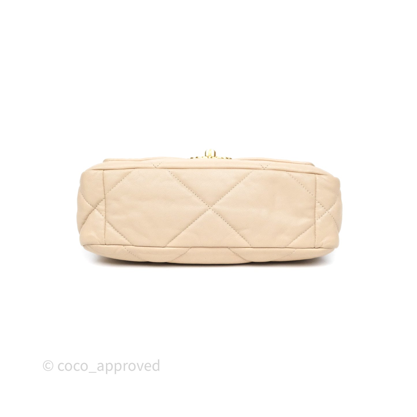 Chanel 19 Small Beige Mixed Hardware