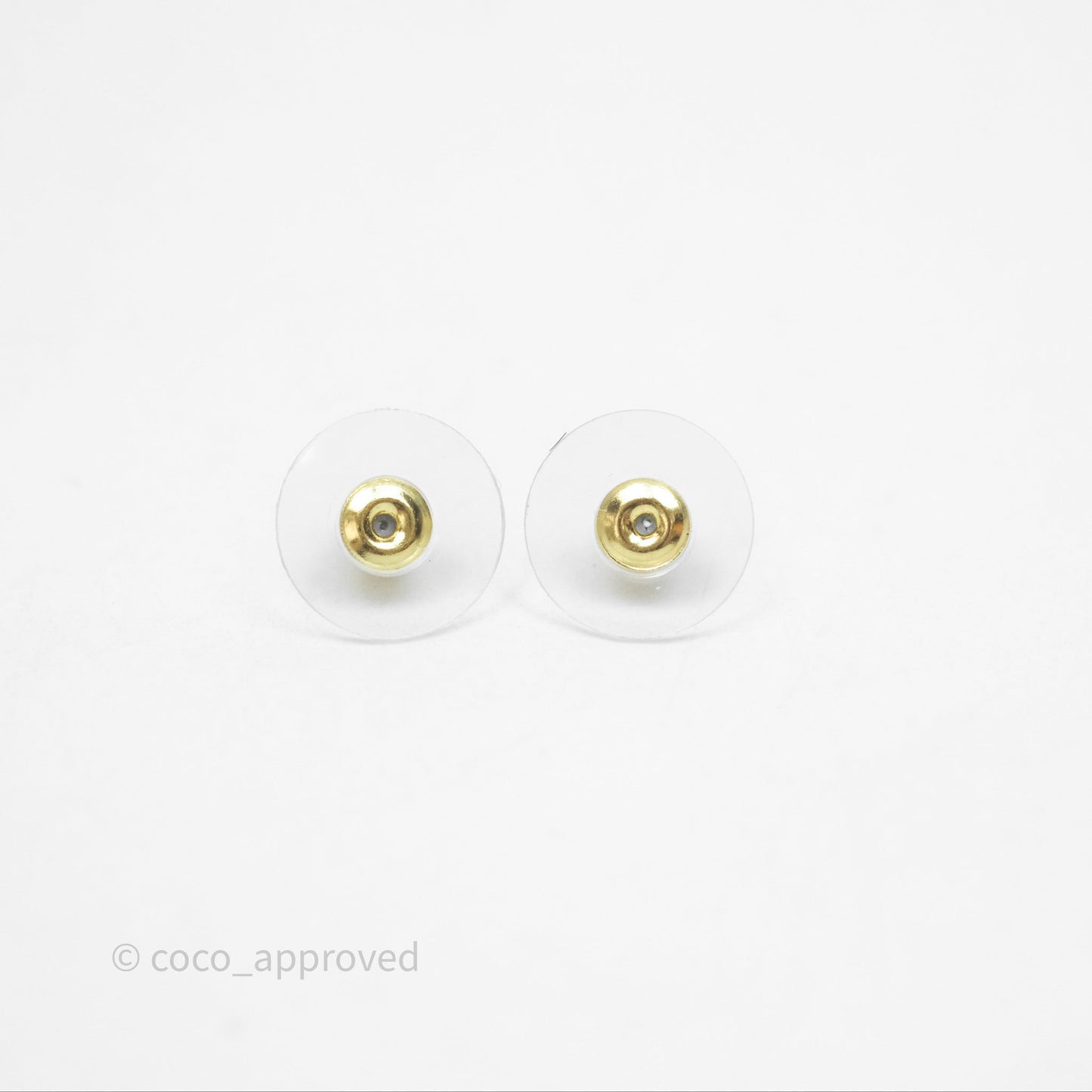 Chanel Crystal CC Star Drop Earrings Sliver Tone 20P